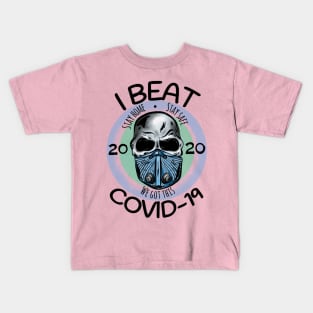 I Beat Covid Kids T-Shirt